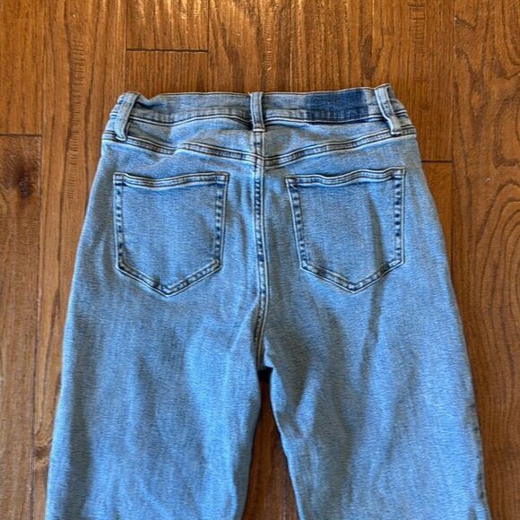 Lands End high rise stovepipe straight ankle jeans size 8 - Picture 11 of 12